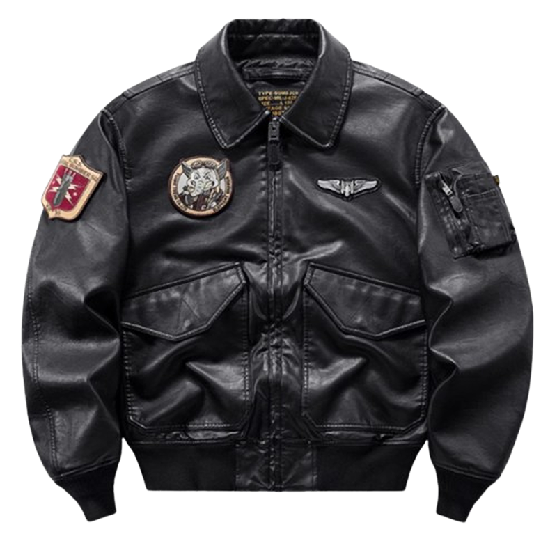 Elephant patch rider jacket V0153