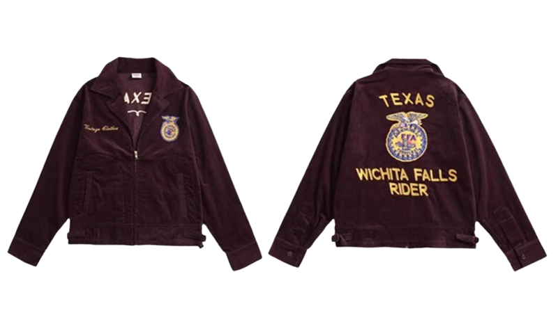 American Back Logo Corduroy ffaJacket V0286