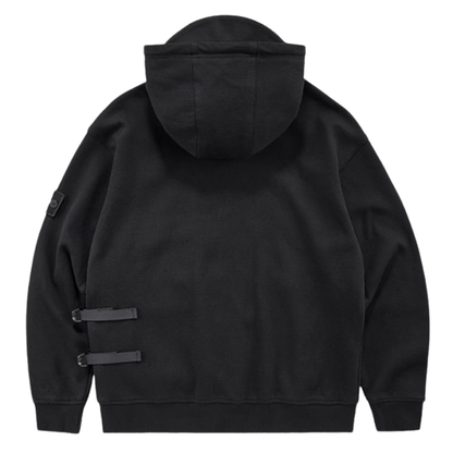 Functional shoulder pocket hoodie V0187