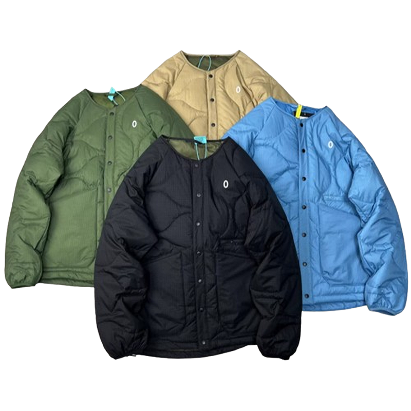 Quilted water-repellent down jacket V0400