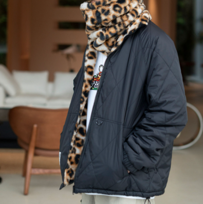 Reversible LeopardJacket V0844