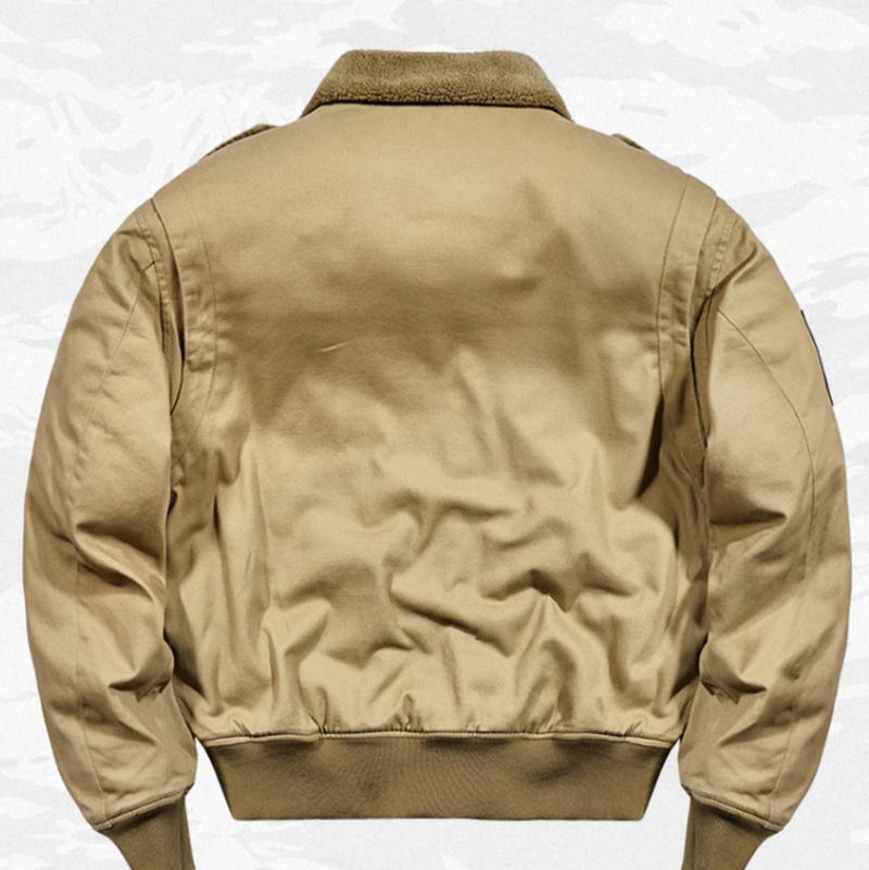 Fleece-lined G-1 jacket V0156