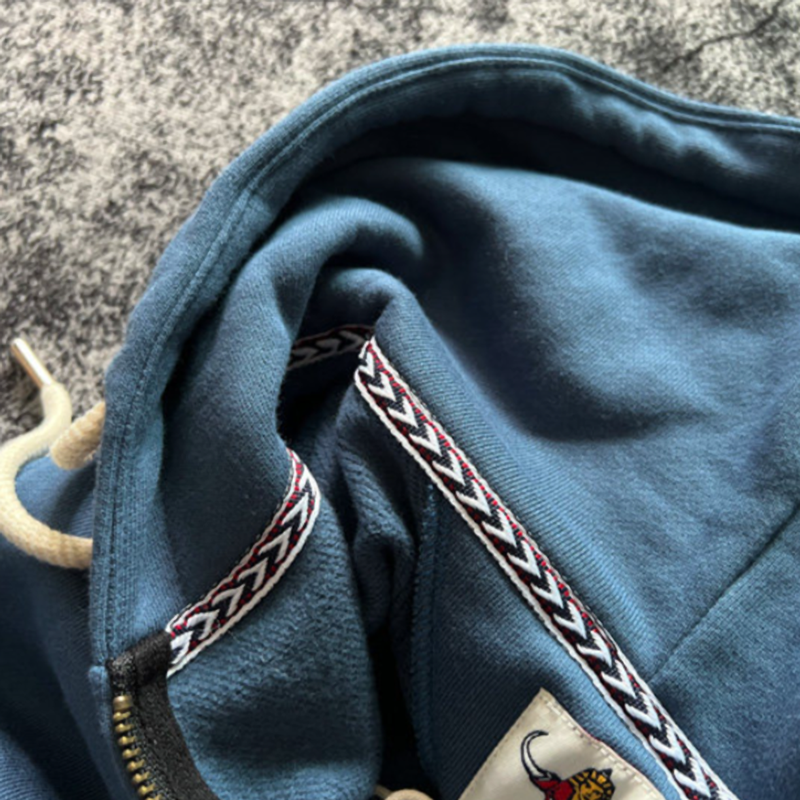 Lightweight Fleece Zip Hoodie V0921