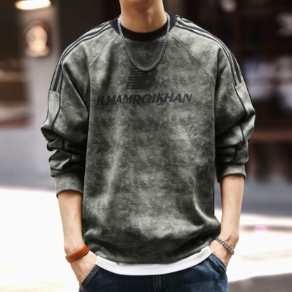 Casual Striped Sweatshirt V0880