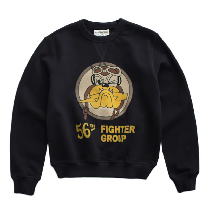 Heavyweight vintage sweatshirt pullover V0163