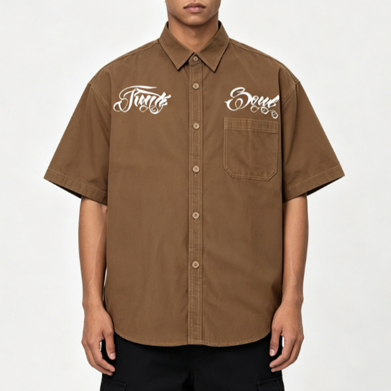 Chicano Popping Work Shirt V0774