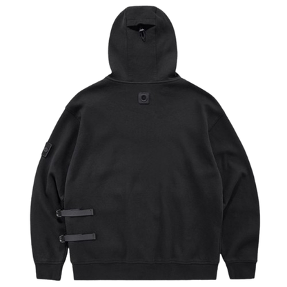 Functional shoulder pocket hoodie V0187