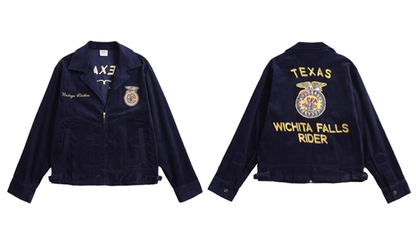 American Back Logo Corduroy ffaJacket V0286