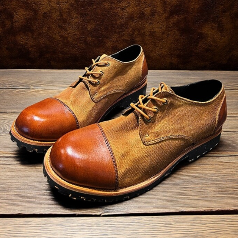 Retro British Leather Shoes V0907