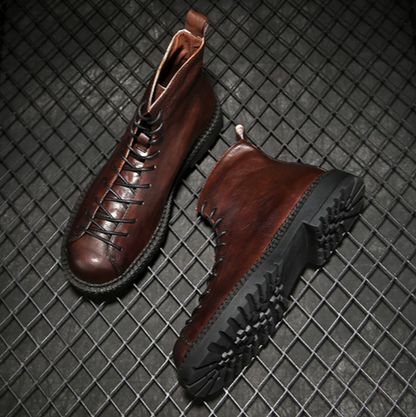 Garage Leather Boot V1036