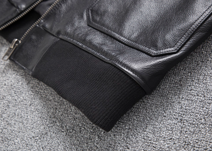 Leather Flight Jacket  V0874