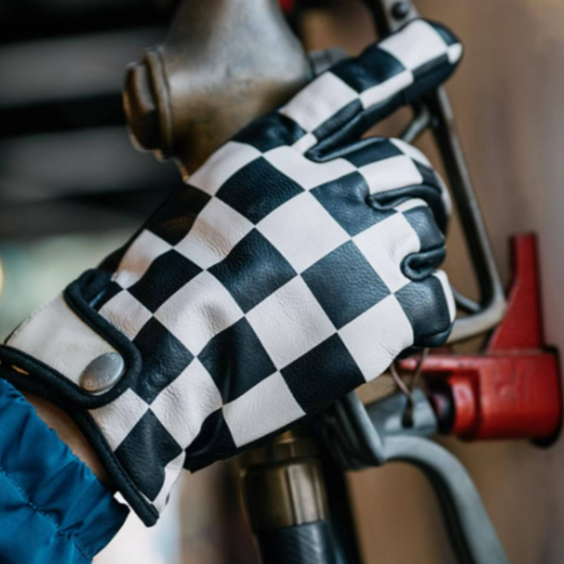 Vintage Leather Motorcycle Gloves V0918