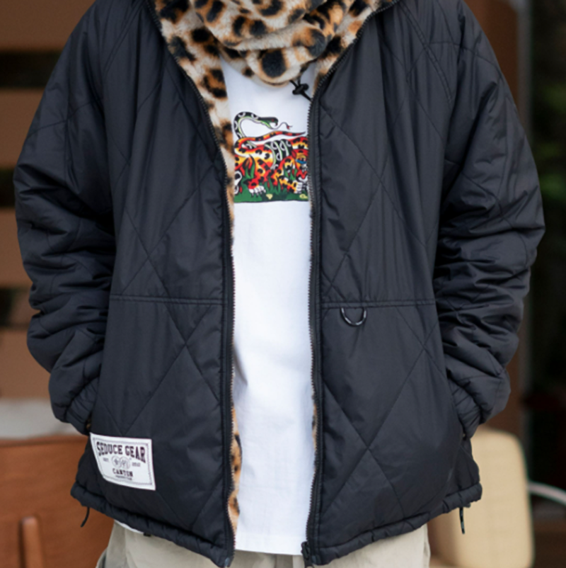 Reversible LeopardJacket V0844