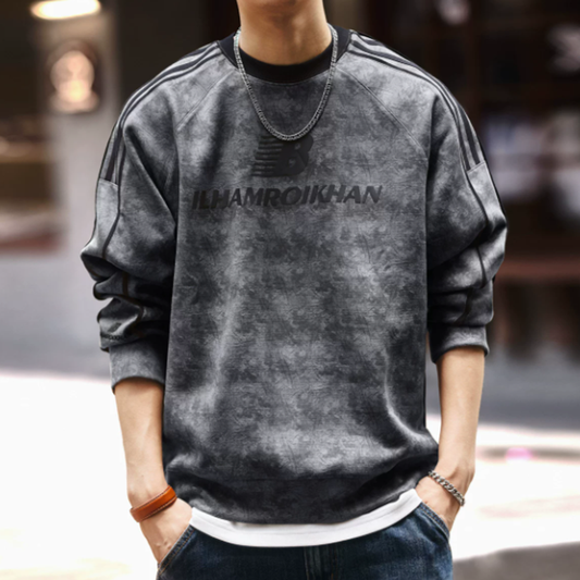 Casual Striped Sweatshirt V0880