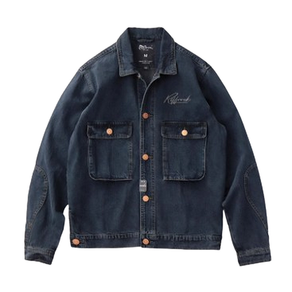 American retro denim work jacket V385