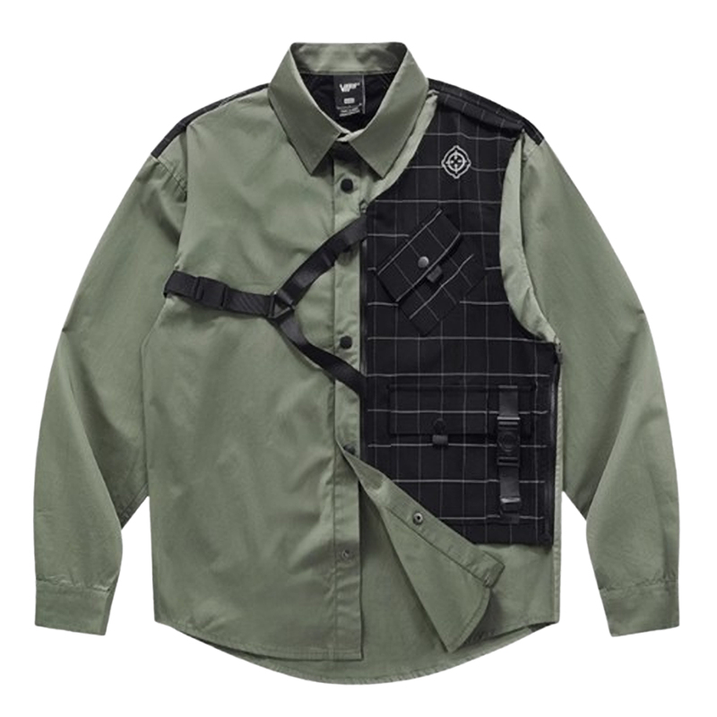 Fake layered hunting shirt V0179