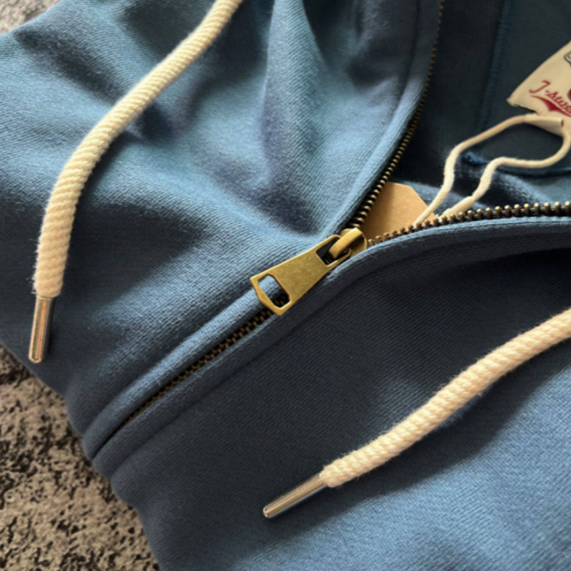 Lightweight Fleece Zip Hoodie V0921