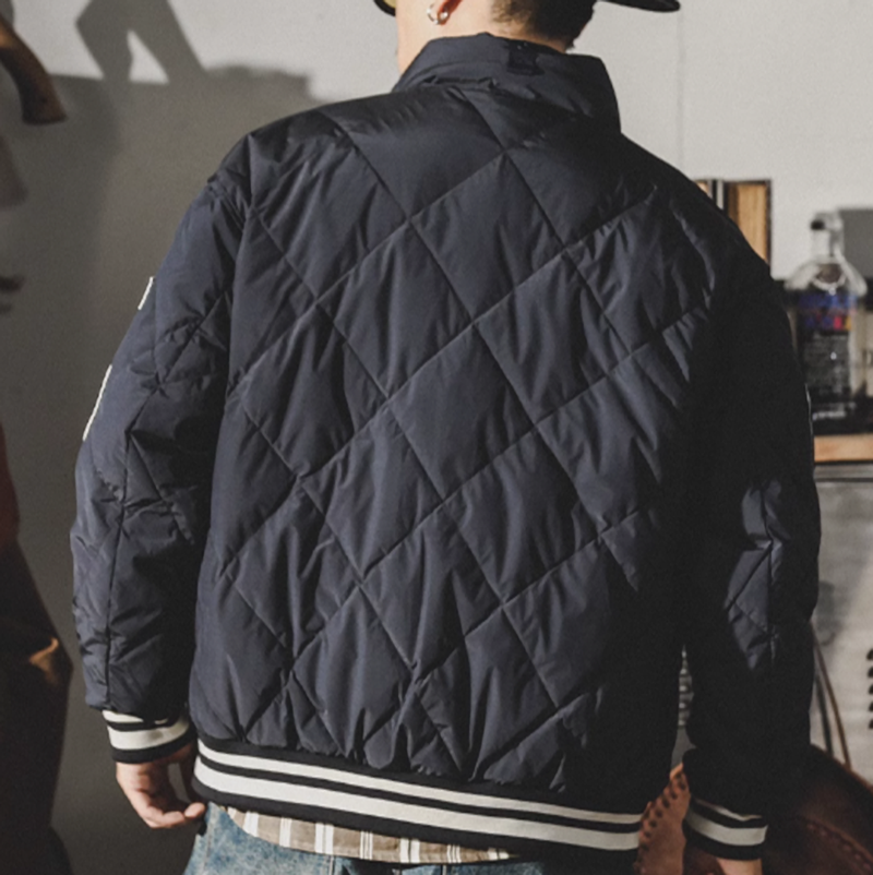 American Retro Quilted Jacket V0261