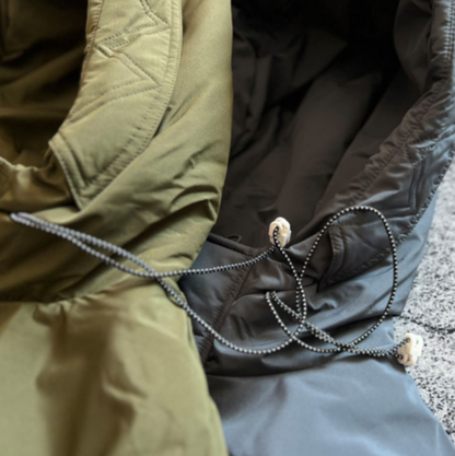 Retro Hooded Down Jacket V0861