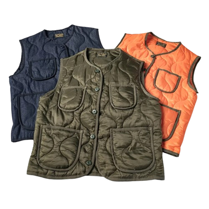 Waterproof quilted vest V0422