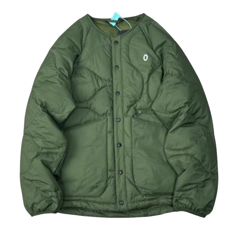 Quilted water-repellent down jacket V0400