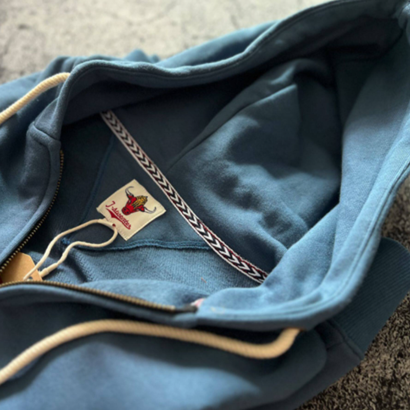 Lightweight Fleece Zip Hoodie V0921