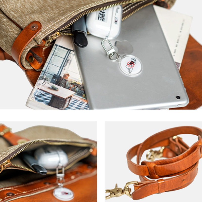 Classic Cowhide Messenger Bag V1003