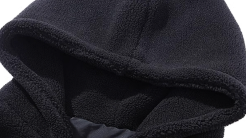 Big size Faux Lambswool Jacket V0813