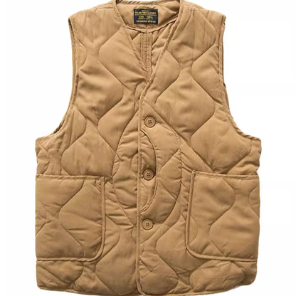 American Retro Quilted Vest V0170