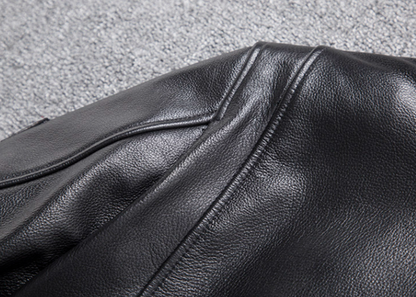 Leather Flight Jacket  V0874