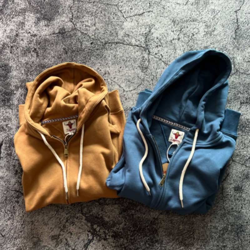 Lightweight Fleece Zip Hoodie V0921