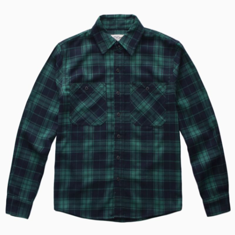 Heavyweight retro check shirt V0198