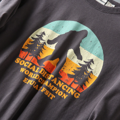 Casual Printed Long Sleeve T-Shirt V0932