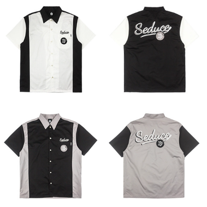 Retro Colorblock Bowling Shirt V0955