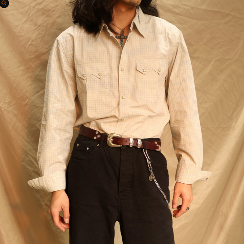 Handcrafted Western Leather Belts V1016