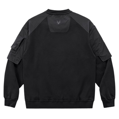 Fake layered sweatshirt V0178