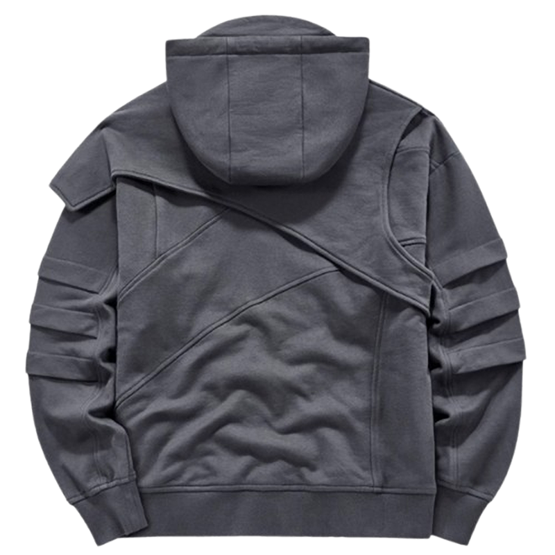 Heavyweight fake layered hoodie V0267