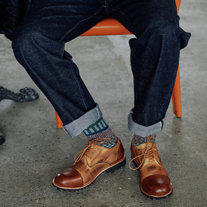 Retro British Leather Shoes V0907