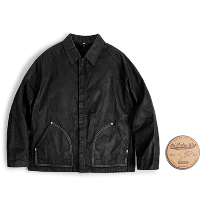 Vintage Waxed Casual Jacket V1053