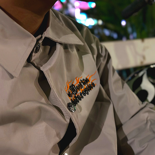 Vintage Biker Coach Jacket V0865