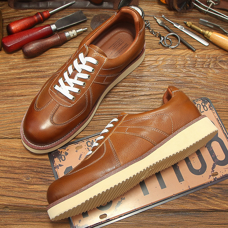 Classic Craft Leather Derby Shoes V1034