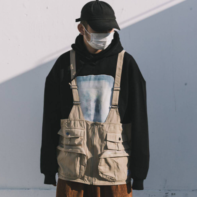 Retro Multi-Pocket Vest V0957