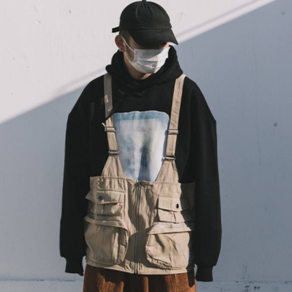 Retro Multi-Pocket Vest V0957