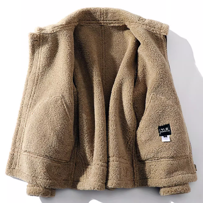 Retro Shearling Jacket V0339