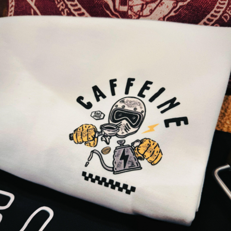 Rider's Cafe Graphic Tee V1013