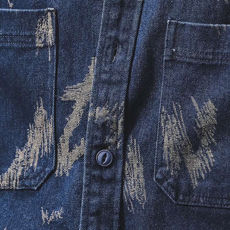 Retro Denim Work Shirt