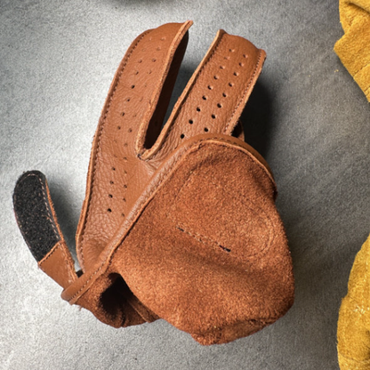 Vintage Leather Motorcycle Gloves V0928