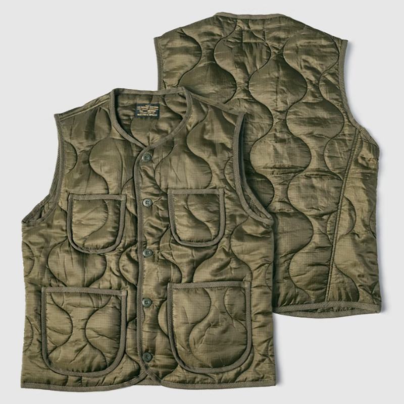 Waterproof quilted vest V0422