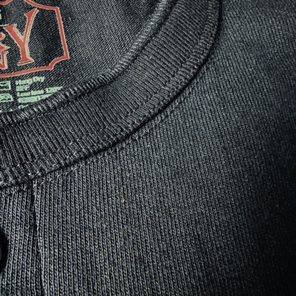 Vintage Wash Heavyweight Henley Sweat Shirt V1040