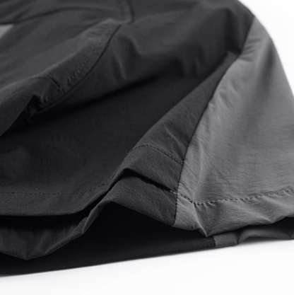 Deconstructed Color-Block Casual Shirt V0589